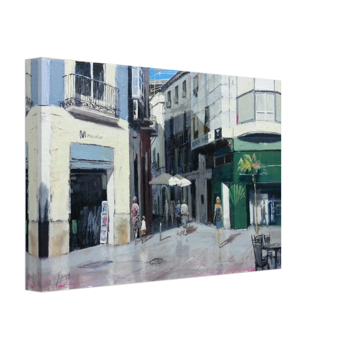 Plaza del Siglo canvas print by Rocío Arrupe