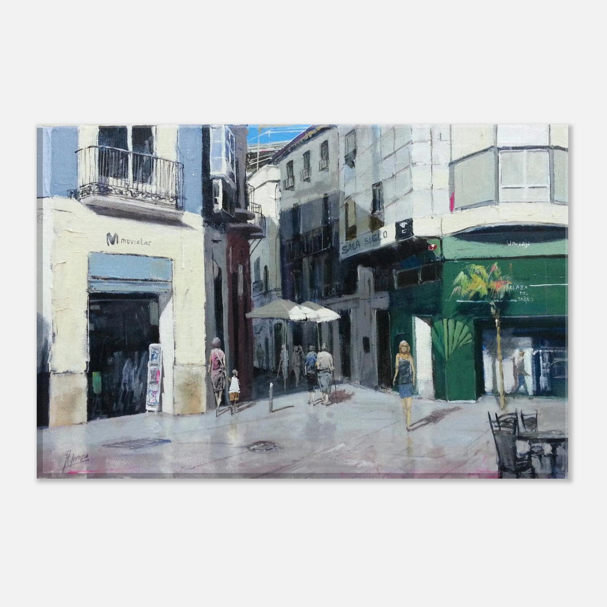 Plaza del Siglo canvas print by Rocío Arrupe – view 3