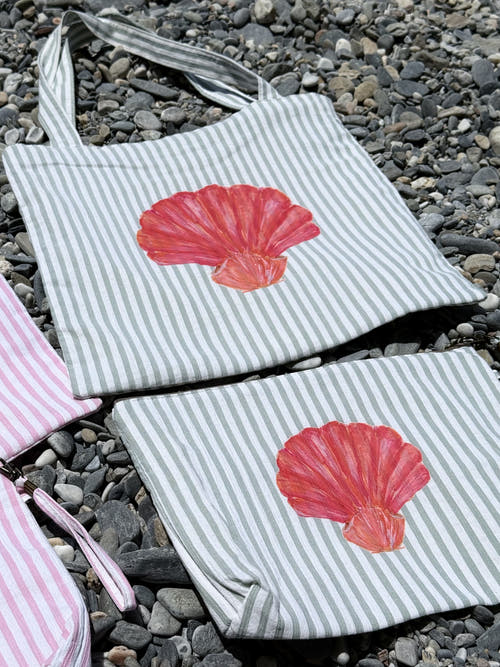 Pink Shell Cosmetic Bag — Limited Edition