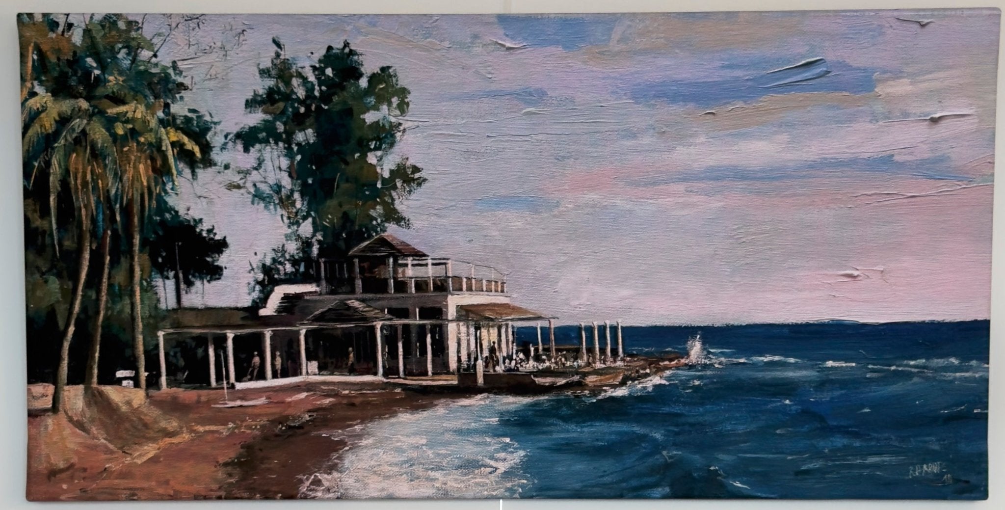 Balneario Canvas Print - rocioarrupe