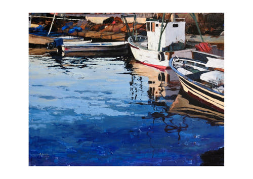 In the Harbour Print - rocioarrupe