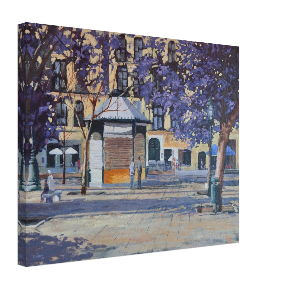 Plaza de la Merced canvas print by Rocío Arrupe
