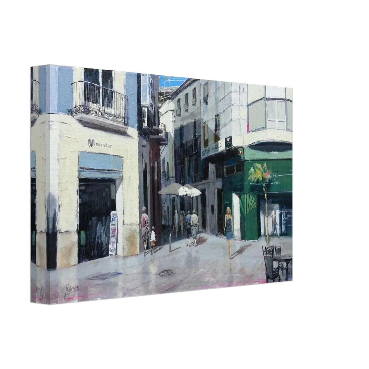 Plaza del Siglo canvas print by Rocío Arrupe – view 2