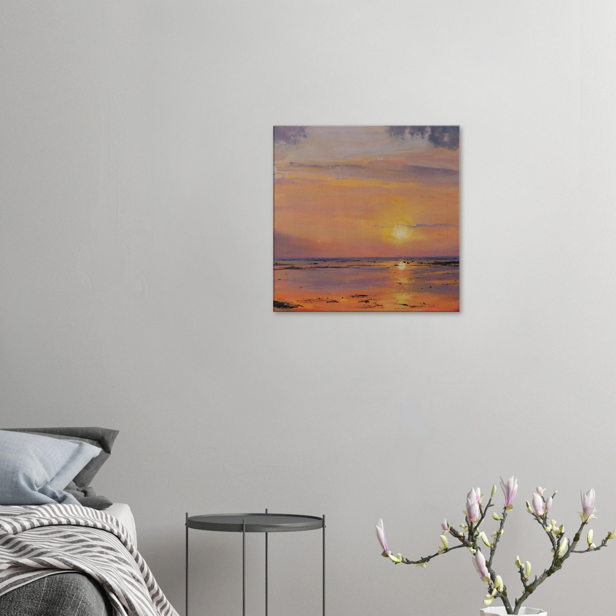 Bali Sunset Canvas Print - rocioarrupe