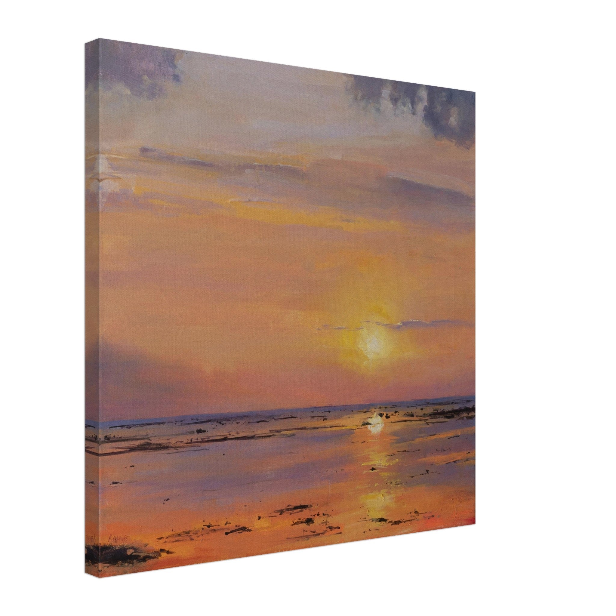 Bali Sunset Canvas Print - rocioarrupe