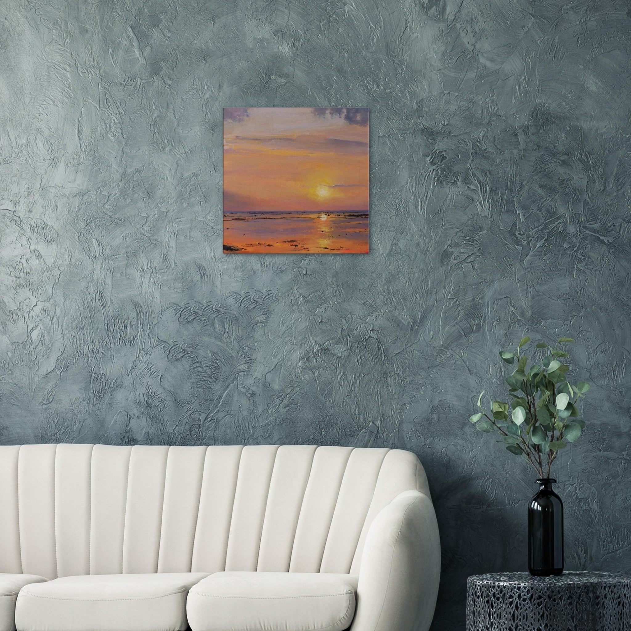 Bali Sunset Canvas Print - rocioarrupe