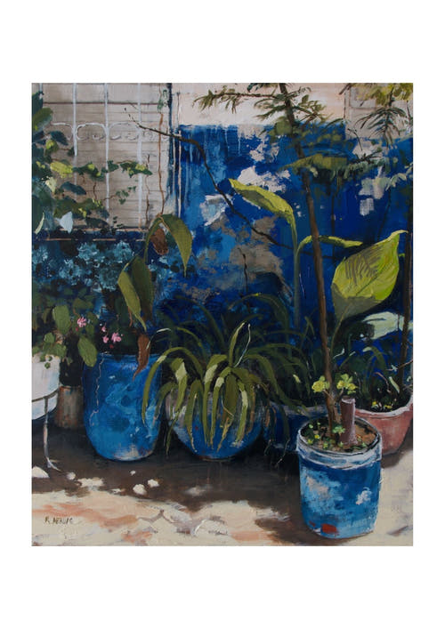 A Corner of Asilah Print - rocioarrupe