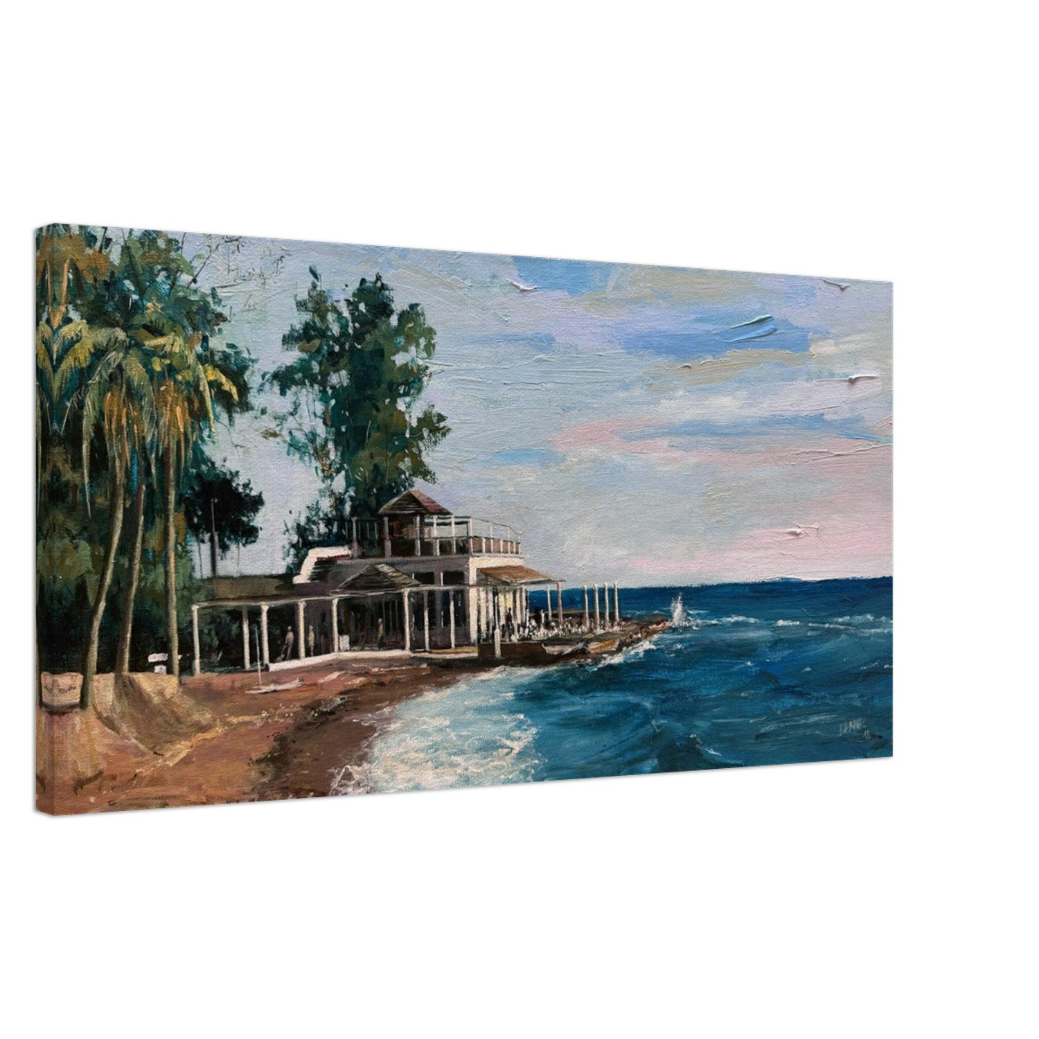 Balneario Canvas Print - rocioarrupe