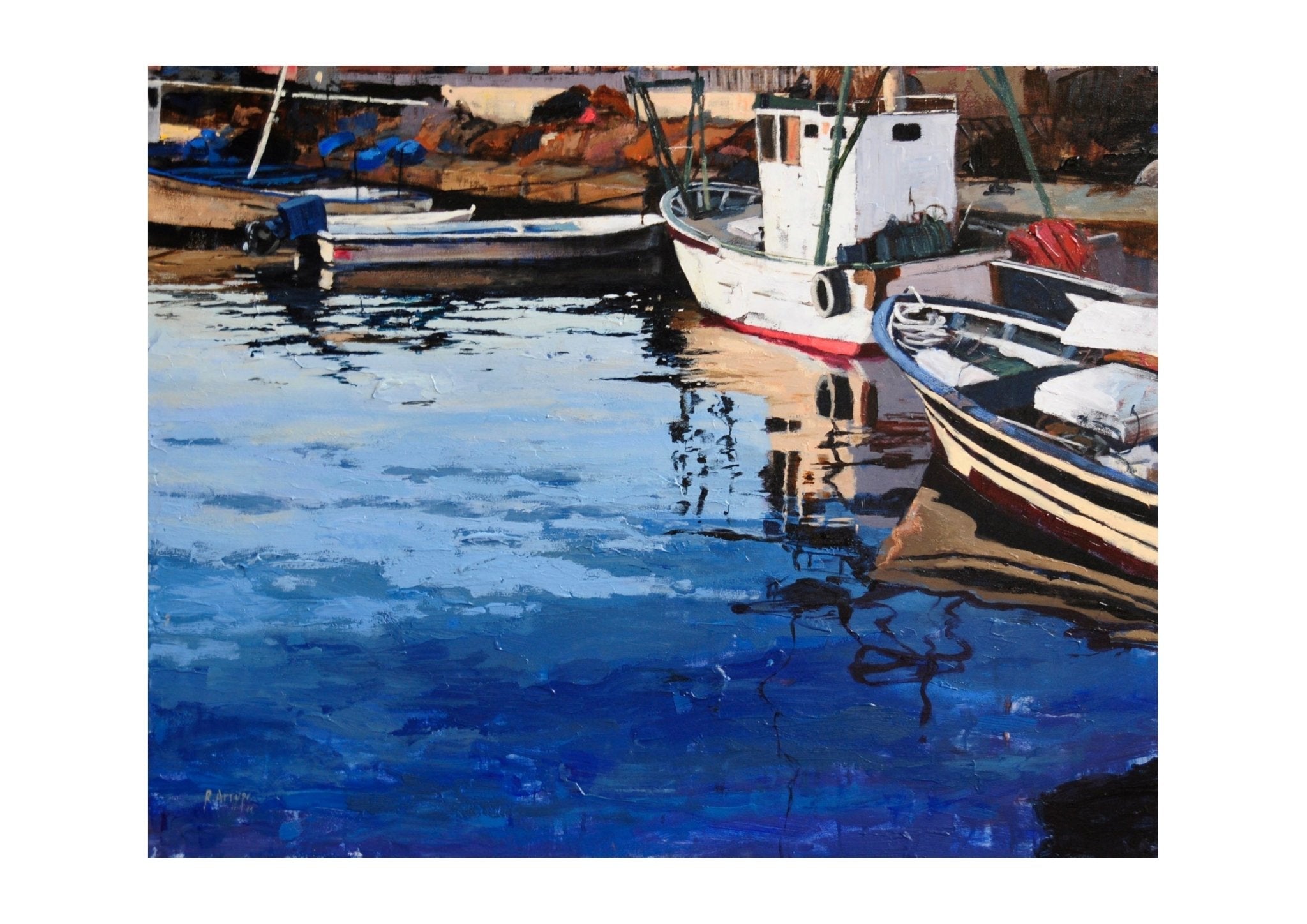 In the Harbour Print - rocioarrupe