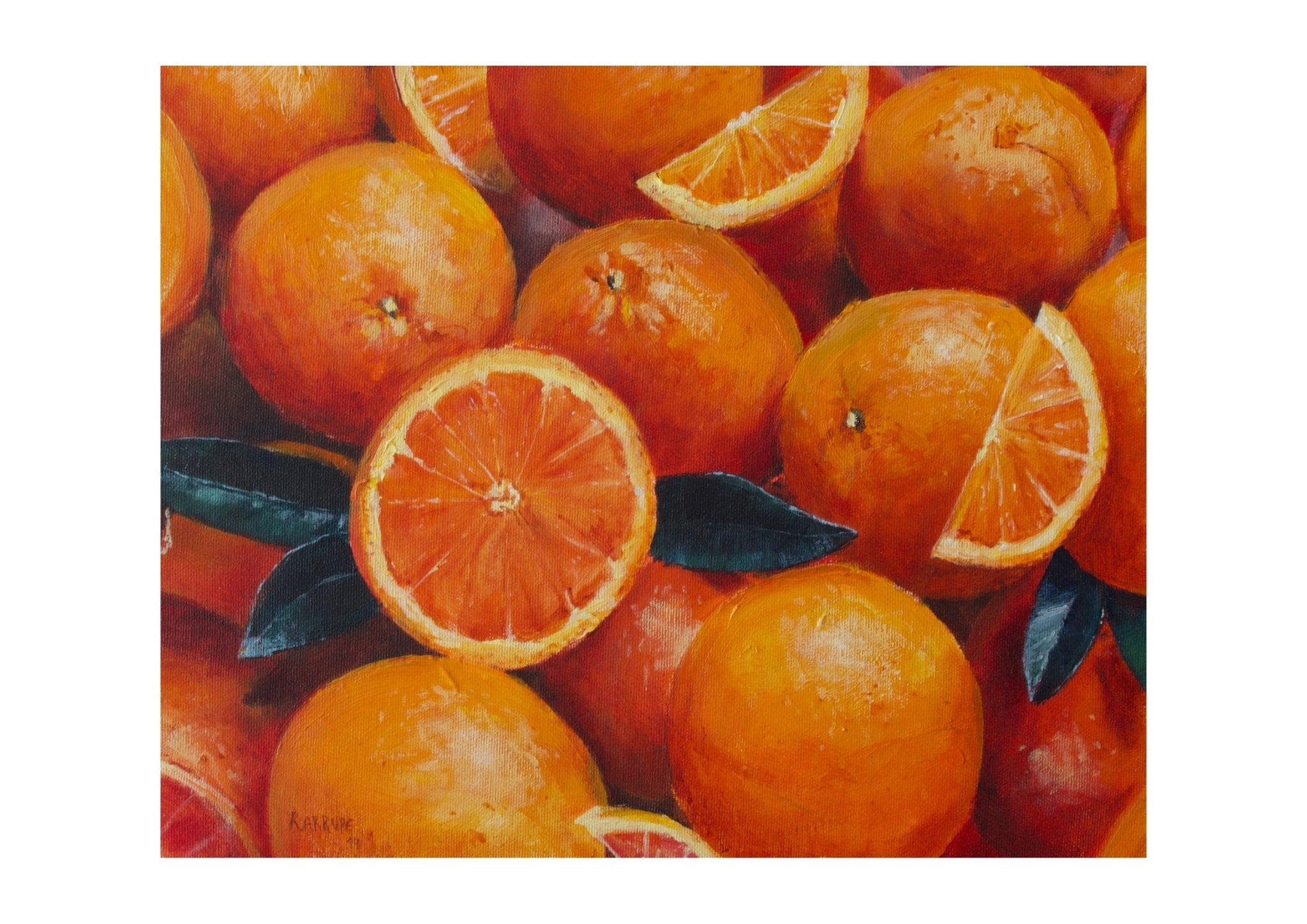 Oranges Print - rocioarrupe