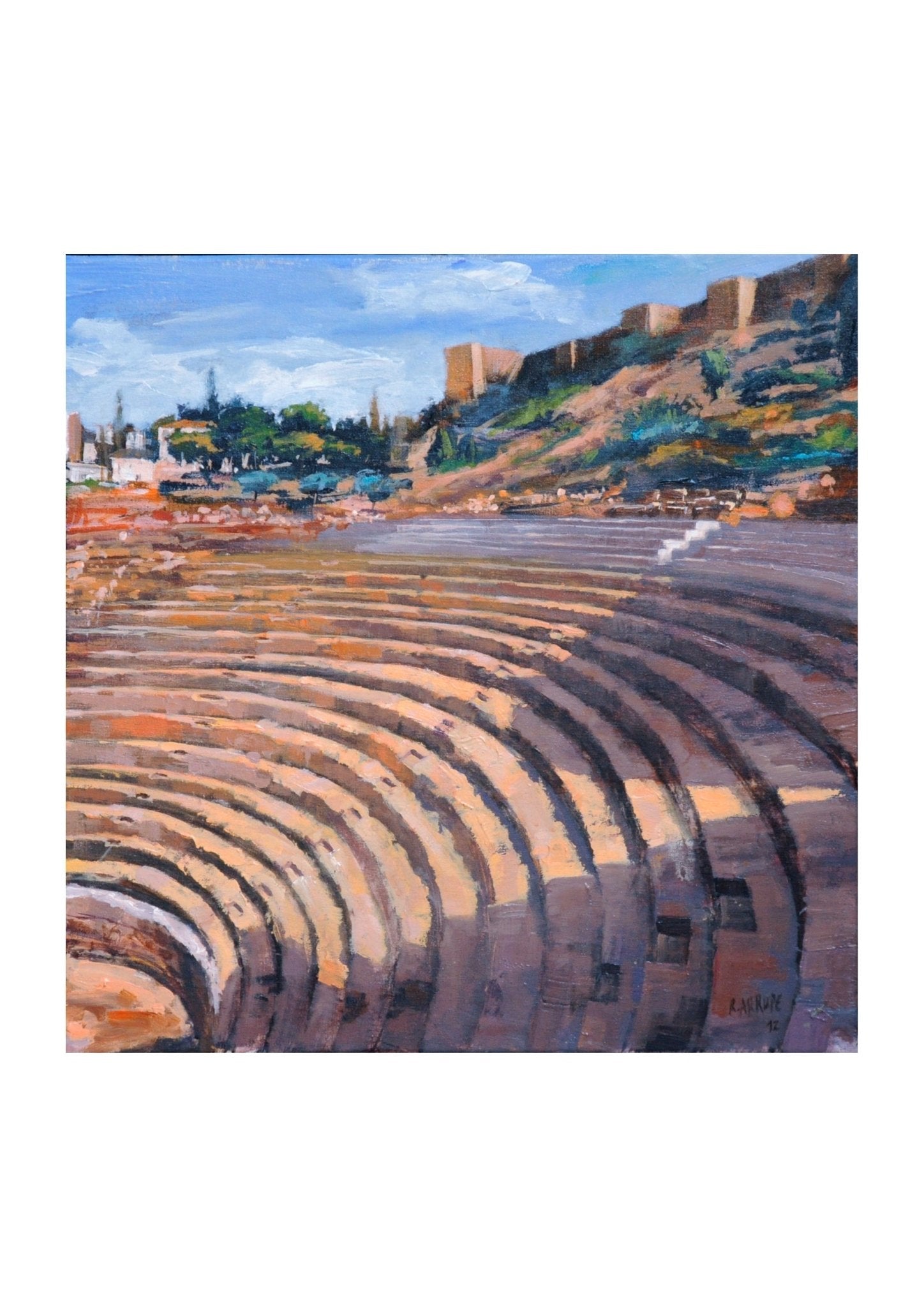 Roman Theatre Print - rocioarrupe