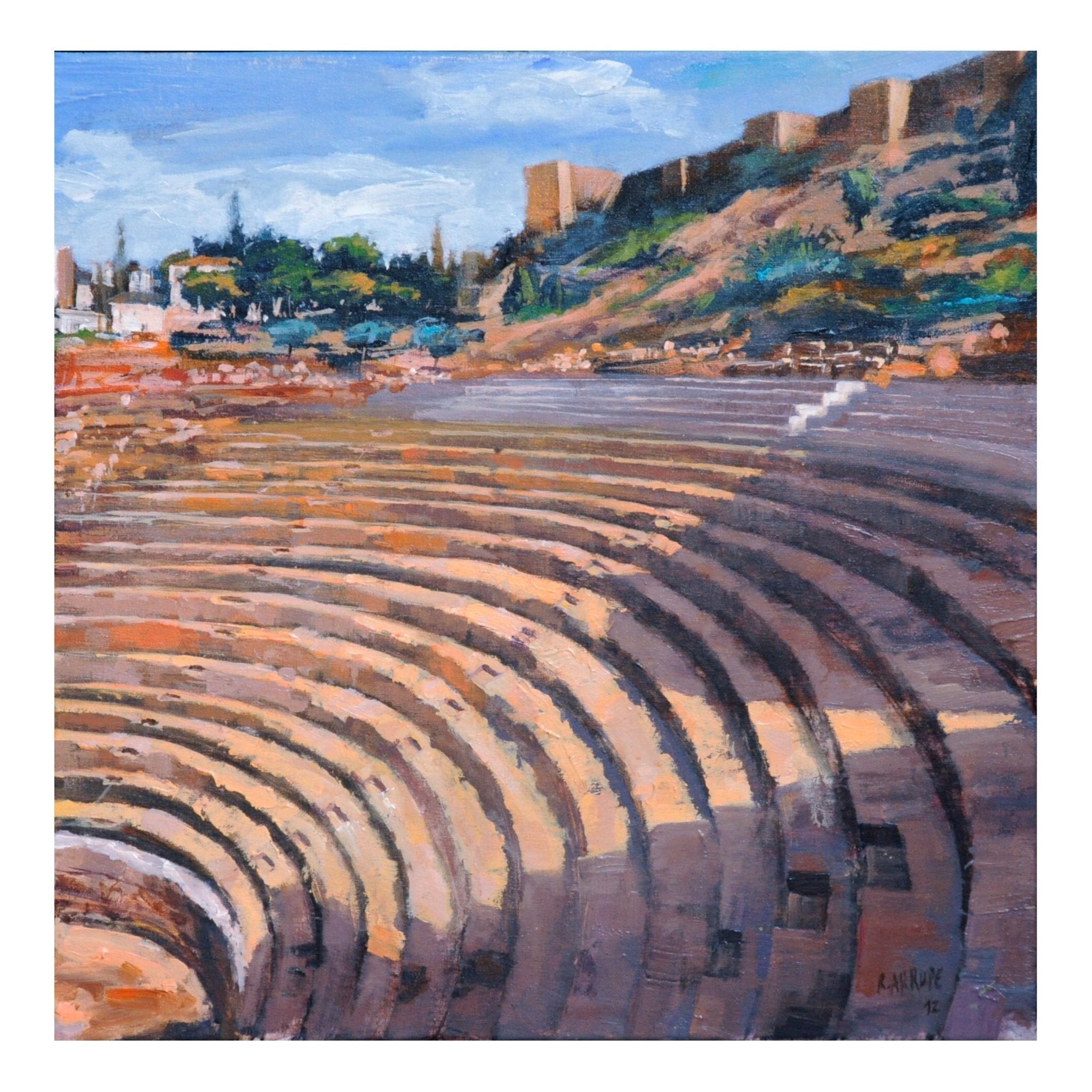 Roman Theatre Print - rocioarrupe